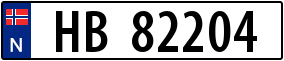 Truck License Plate
